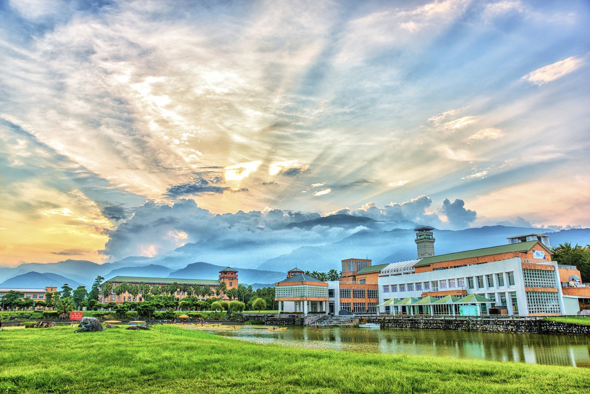 Campus landscape of Donghua University
